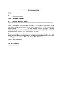Notice of Absent Without Leave | PDF | Desertion | Government
