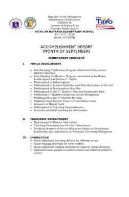 Republic of the Philippines
Department of Education
REGION III
Division of Nueva Ecija
Talavera North District
SICSICAN MATAN