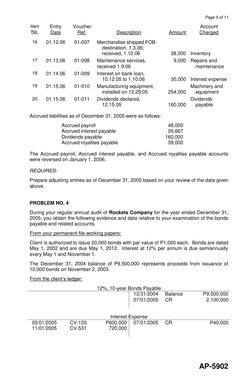 Page 5 of 11 
AP-5902 
Item 
No. 
Entry 
Date 
Voucher 
Ref. 
 
Description 
 
Amount 
Account 
Charged 
 
 
 
16 
01.12.06