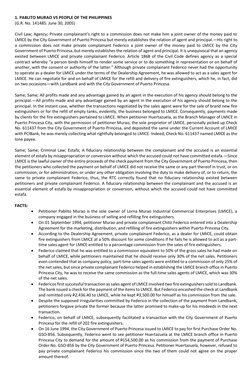 1. PABLITO MURAO VS PEOPLE OF THE PHILIPPINES 
(G.R. No. 141485. June 30, 2005) 
 
Civil Law; Agency; Private complainant’s r