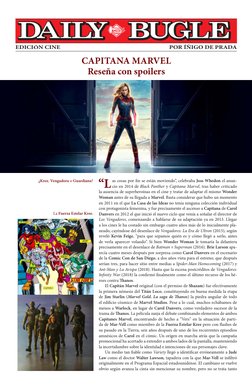 “L
as cosas por fn se están moviendo”, celebraba Joss Whedon el anun-
cio en 2014 de Black Panther y Capitana Marvel, tras ha