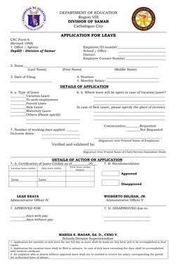 DEPARTMENT OF EDUCATION 
Region VIII 
DIVISION OF SAMAR 
Catbalogan City 
___________________________________________________