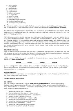 6. Jerico Melliza 
7. Basty Santos 
8. Brent Villareal 
9. Hanz Molera 
10. Kurt Calaguio 
11. Sir Rommel Lugay 
12. Ali Alej