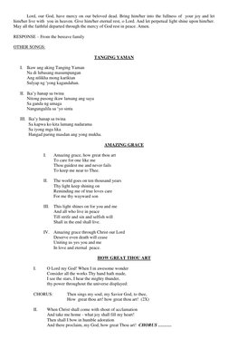 Necro Service Program Sample Necrological Service Program Guide | PDF | Religious Behaviour And ...