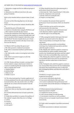 GET MORE FREE LET REVIEWERS @ WWW.NONSTOPTEACHING.COM  (http://www.nonstopteaching.com/)
 
c. Administer a single test but tw