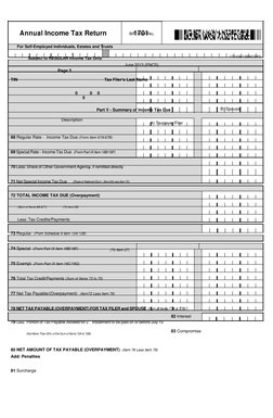 BIR Form 1701: Annual Income Tax Return | PDF | Tax Deduction | Income Tax