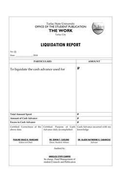 Audited by: 
 
 
ANGELICA STIFFI CAMPOS 
In-charge, Fund Management of 
student Councils and Publication 
 
 
 
 
 
 
 
Tarla