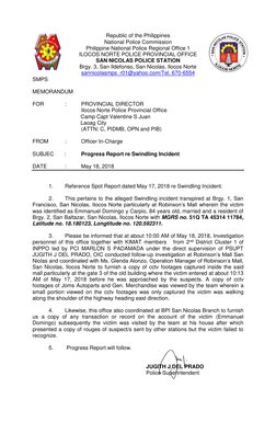Republic of the Philippines 
National Police Commission 
Philippine National Police Regional Office 1 
ILOCOS NORTE POLICE PR