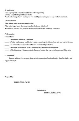 MAPEH 7 Detailed Lesson Plans | PDF | Lesson Plan | Luzon