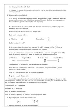 Are they proportional to each other?  
 
A while ago we compare the pineapples and boys. So, what do you call that term abo