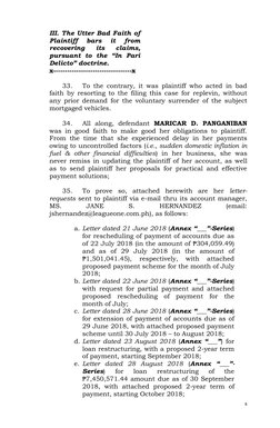 8 
 
III. The Utter Bad Faith of 
Plaintiff 
bars 
it 
from 
recovering 
its 
claims, 
pursuant to the “In Pari 
Delicto” doc