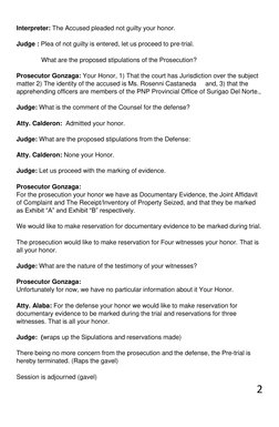 Judge Script For Court Court Arraignment and Pre-Trial Script | PDF | Plea | Judge