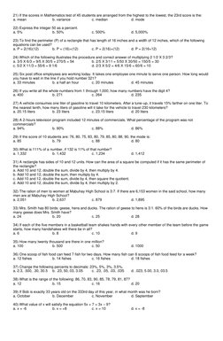 Let Reviewer Mathematics.pdf Gen Ed Math LET Reviewer with Solutions | PDF