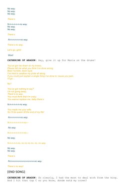 No way.
No way.
No way.
There’s 
N-n-n-n-n-n-no way.
No way.
No way.
There’s 
 N-n-n-n-n-n-no way.
There’s no way.
Let’s go,