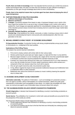 Fourth, there are limits to knowledge. Even if we stipulate that the economy as a whole has access to 
modern technological i