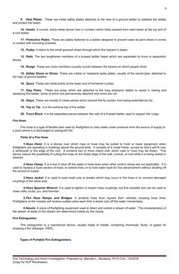 9
9.
Heel Plates.  These are metal safety plates attached to the heel of a ground ladder to stabilize the ladder
and protect