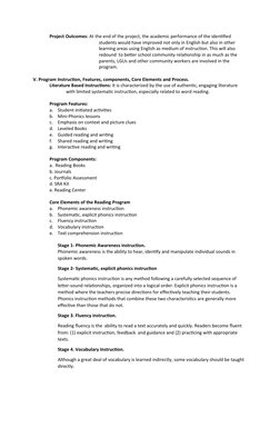 ECARP: Reading Remediation Proposal | PDF | Phonics | Reading Comprehension