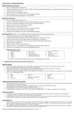 PERAA Retirement Benefit Application Form | PDF | Identity Document ...