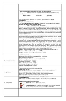 Below are performance tasks. Choose one which you can definitely do.
In a _________, distinguish text-types according to purp