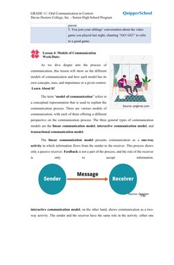 GRADE 11 | Oral Communication in Context
QuipperSchool
Davao Doctors College, Inc. - Senior High School Program
parent.
5. Yo