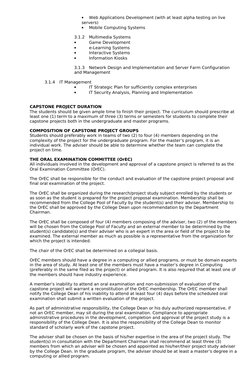 •
Web Applications Development (with at least alpha testing on live 
servers)
•
Mobile Computing Systems
3.1.2
Multimedia Sys