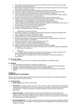 a.
Every table should be given a number and should be cited in the text by that number, 
either directly or parenthetically.