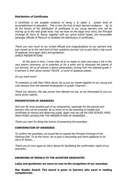 Graduation Emcee Script for 2024 | PDF