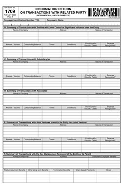 BIR Form 1709: Related Party Transactions | PDF | Taxpayer ...
