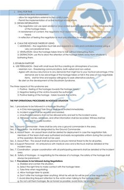 Hostage Checklist.pdf Managing Hostage Situations: Protocols and Types | PDF | Hostage ...