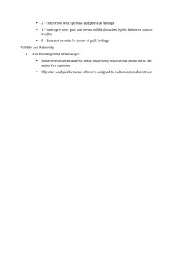 Sach Sentence Completion Test Overview | PDF | Interpersonal ...