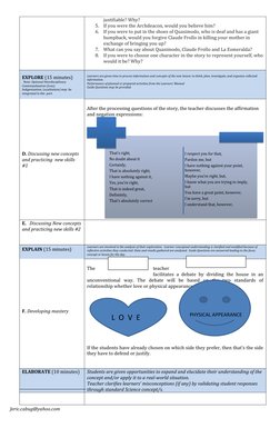 justifiable? Why? 
5.
If you were the Archdeacon, would you believe him?
6.
If you were to put in the shoes of Quasimodo, who