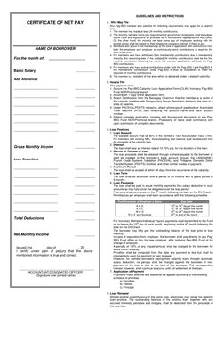 Pag-IBIG Calamity Loan Application Form | PDF | Loans | Interest
