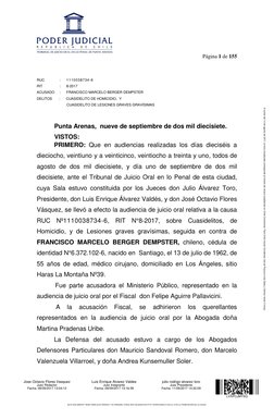 Página 1 de 155 
 
 
 
RUC               :      1110038734-6 
RIT                 :      8-2017 
 
ACUSADO     :      FRANC