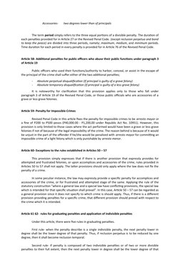 Accessories-
two degrees lower than of principals
The term period simply refers to the three equal portions of a divisible pe