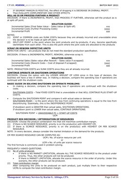 Relevant Costing Concepts and Decisions | PDF | Cost | Management ...