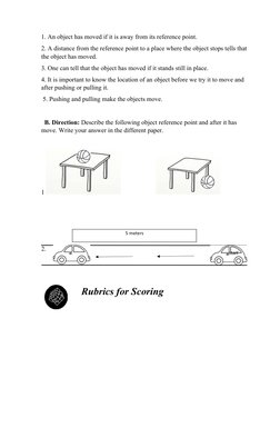 Grade 3 Reference Point Activities | PDF | Cognition | Science