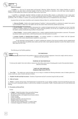 Grade 12 HUMSS Culminating Activity Guide | PDF | Rubric (Academic ...