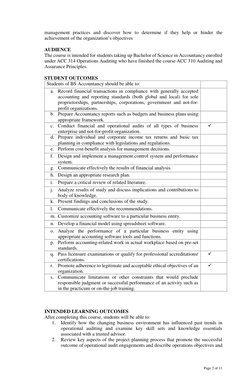 Operations Auditing Course Syllabus | PDF | Internal Control | Audit