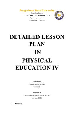 Pangasinan State University
Bayambang Campus
COLLEGE OF TEACHER EDUCATION
Bayambang, Pangasinan
1st Semester A.Y. 2020-2021
D