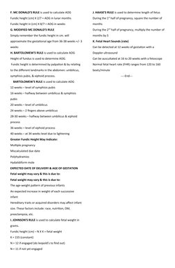 EDD and AOG Computation Methods | PDF | Pregnancy | Menstrual Cycle