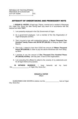 REPUBLIC OF THE PHILIPPINES)
PROVINCE OF ILOCOS SUR       )    
CITY OF VIGAN                            )S.S.
x-------------