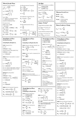 Reinforced Concrete Design Formulas | PDF | Bending | Beam (Structure)