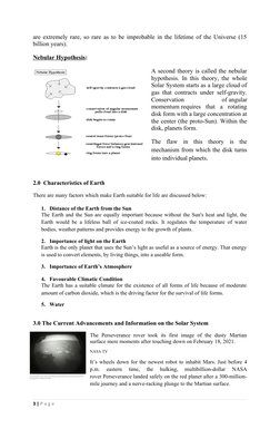are extremely rare, so rare as to be improbable in the lifetime of the Universe (15
billion years).
Nebular Hypothesis:
A sec