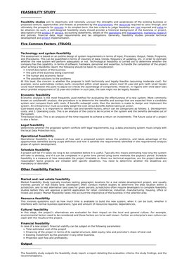 Comprehensive Feasibility Study Guide | PDF | Feasibility Study | Business