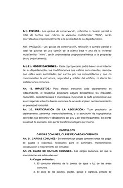 Art. TECHOS.- Los gastos de conservación, refacción o cambio parcial o
total  de  techos  que  cubren  la  vivienda  multifam