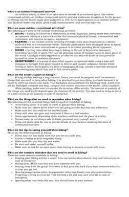 Physical Education 9 Fourth Quarter - Module 1 Recreation For Physical ...