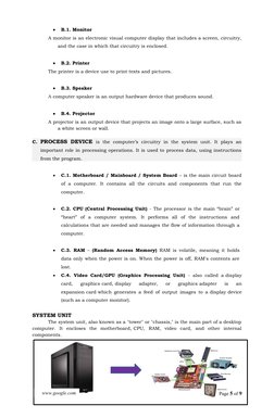 Grade 7 ICT Computer Module 1 | PDF | Computer Data Storage | Input/Output