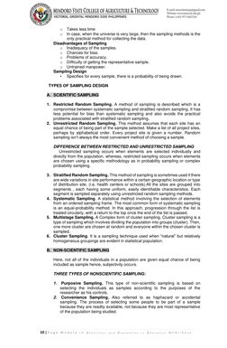 10 | P a g e  M o d u l e  i n  S t a t i s t i c s  a n d  E v a l u a t i o n  i n  E d u c a t i o n  M C B r i ñ o s a