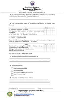 Background Investigation Form Template | PDF | Psychology | Behavioural ...