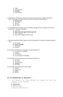 MAED Comprehensive Exam Reviewer | PDF | Employment | Human Resources